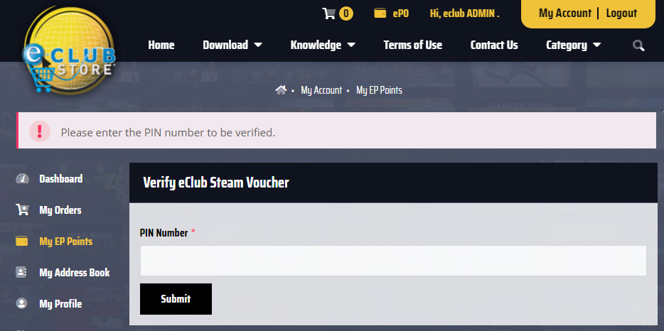 Sign into ECLUBSTORE using your Steam account - ECLUBSTORE