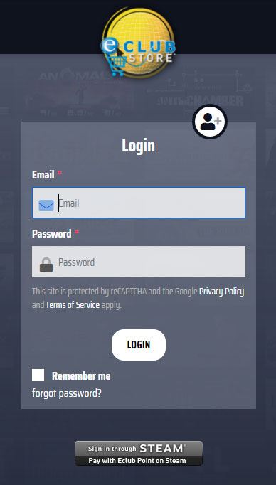 Sign into ECLUBSTORE using your Steam account - ECLUBSTORE