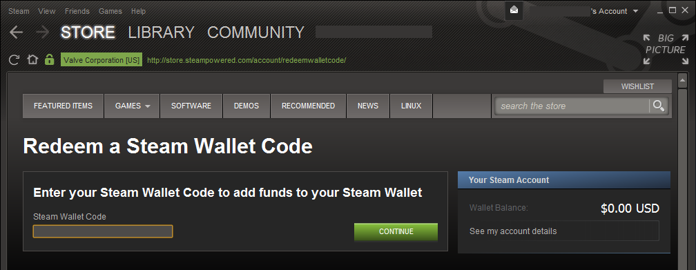 steam wallet price