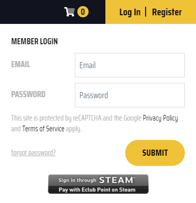 Sign into ECLUBSTORE using your Steam account - ECLUB ...