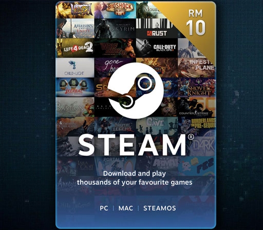 Qoo10 - Steam Valve Game Store Prepaid Digital Gift Card Wallet Game Shop  (Int : Computer & Game